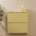 BILLY 2 Shoe Cabinet - Butter Yellow