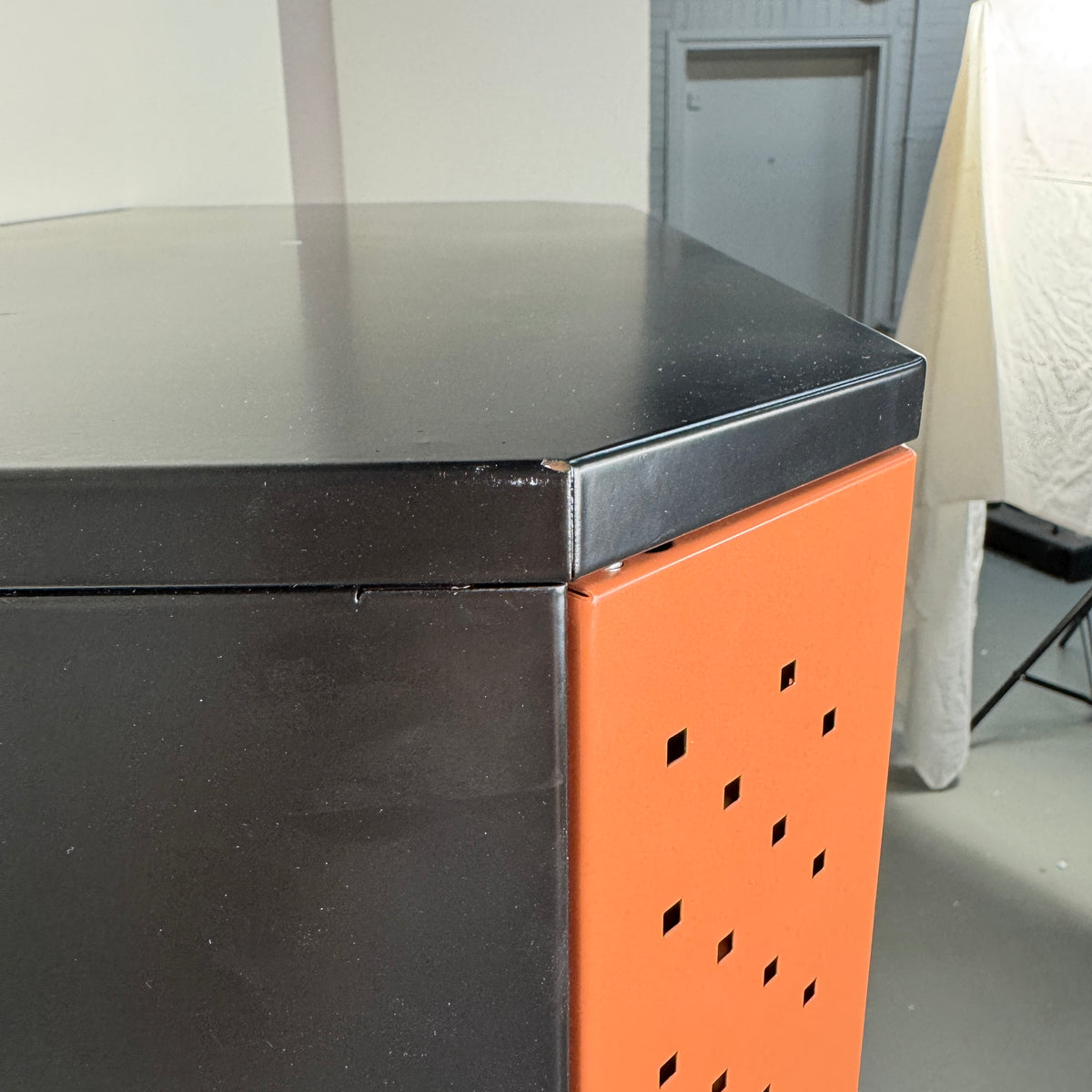 SAMPLE | China Cabinet | Orange/Black