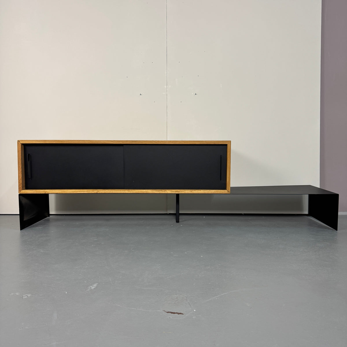 SAMPLE | TV cabinet | Black/Oak
