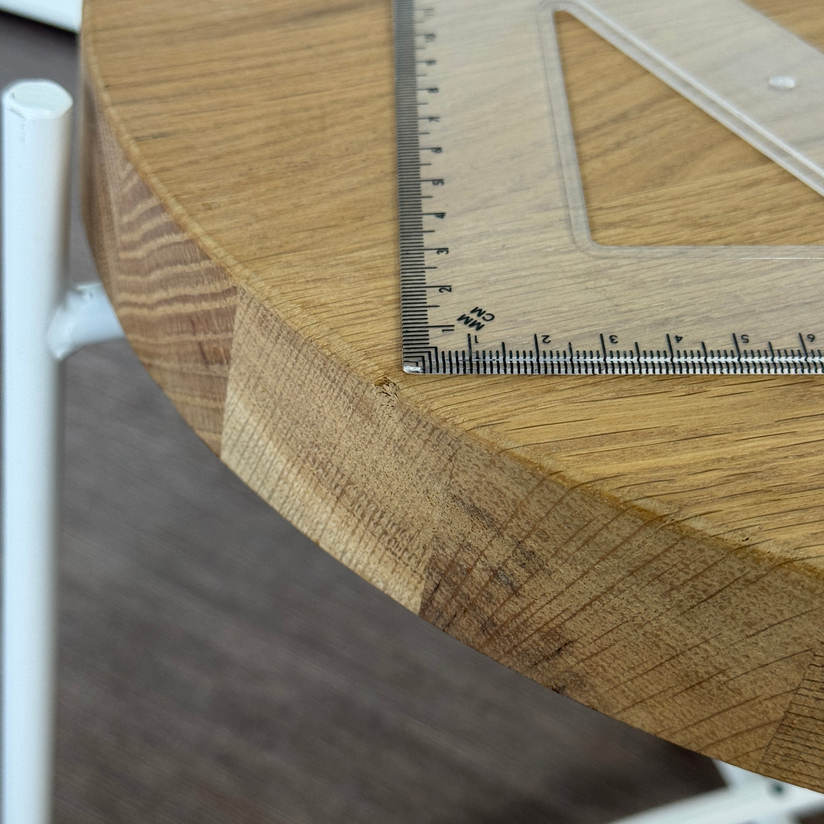 SAMPLE | Beistelltisch | Weiß/Eiche