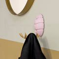 BUG Wall Coat Rack - Pale Pink / Gold