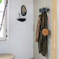 Spinder x Eva van de Ven - TUMULO small Wall Coat Rack - Black