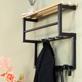 RIZZOLI XS Wandgarderobe – Schwarz