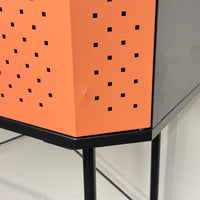 SAMPLE | China Cabinet | Orange/Black