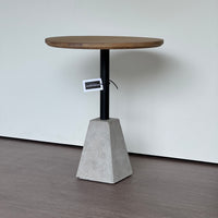 SAMPLE | Bijzettafel | Zwart/Beton/Eiken