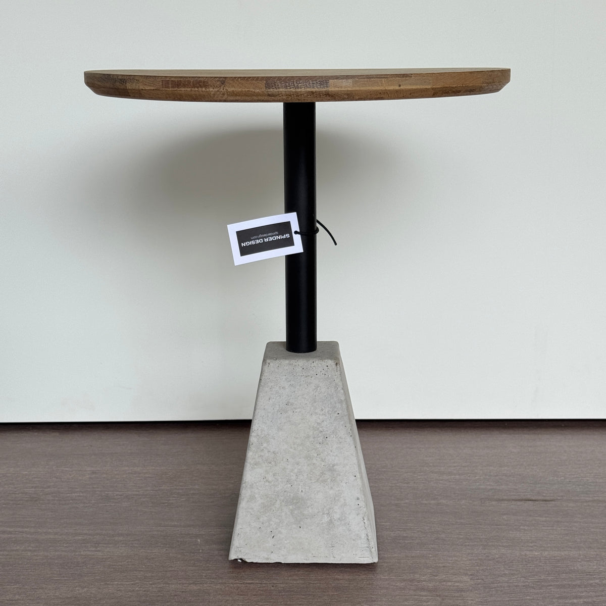 SAMPLE | Bijzettafel | Zwart/Beton/Eiken