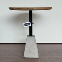 SAMPLE | Bijzettafel | Zwart/Beton/Eiken