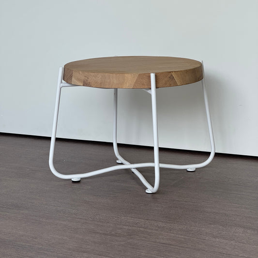 SAMPLE | Bijzettafel | Wit/Eiken