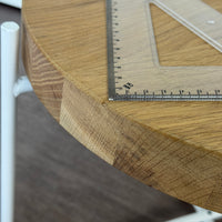 SAMPLE | Beistelltisch | Weiß/Eiche
