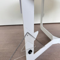 SAMPLE | Bijzettafel | Wit/Marmer deco
