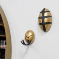 TICK Wall Coat Rack - Gold / Black
