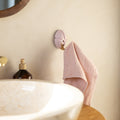 TICK Wall Coat Rack - Pale Pink / Gold