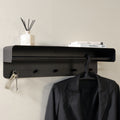 ARCUS 70 Wall Coat Rack - Black