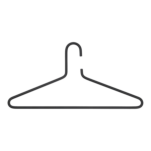 Product SENZA 6 Coat hangers (set of 3 pieces) - Black