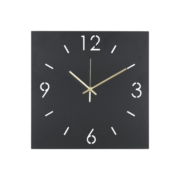 Product TIME 40 x 40 Klok - Zwart