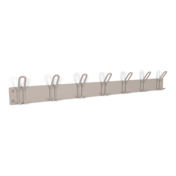 Product MILES 7 Wall mounted coat rack - Silky Taupe