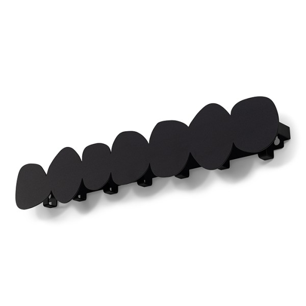 Product TUMULO Large Wall mounted coat rack - Black