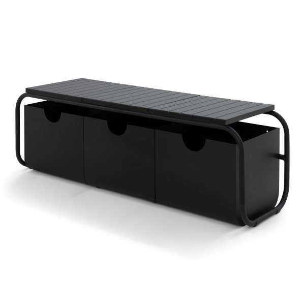 Product ASTORIA Hallway Bench - Black / MDF - Black