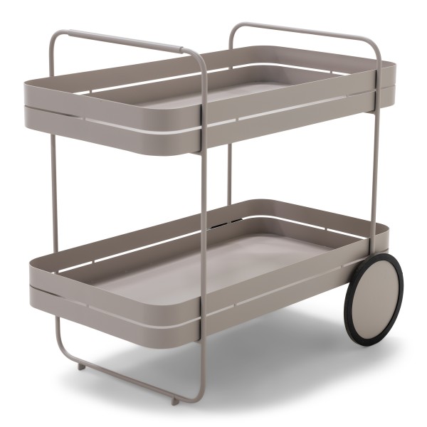 Product GIN & TROLLEY Serving trolley - Silky Taupe