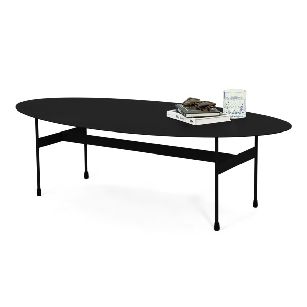 Product MIRA OVAL Coffee table  - Black
