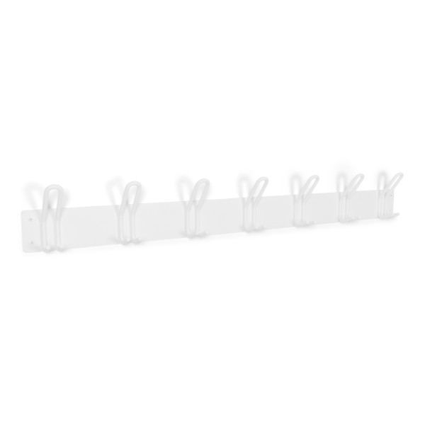 Product MILES 7 Wall mounted coat rack - White