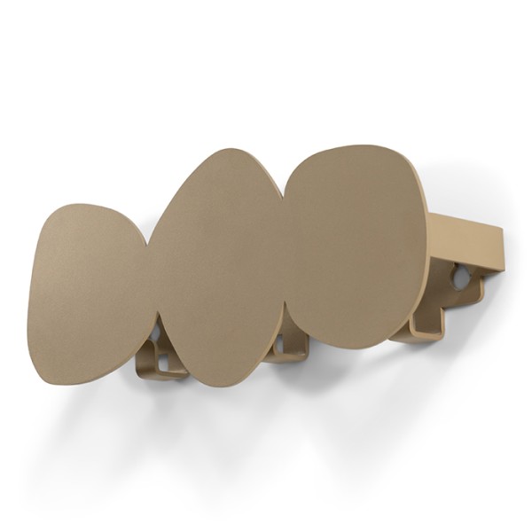 Product Spinder x Eva van de Ven - TUMULO Small Wall mounted coat rack - Champagne