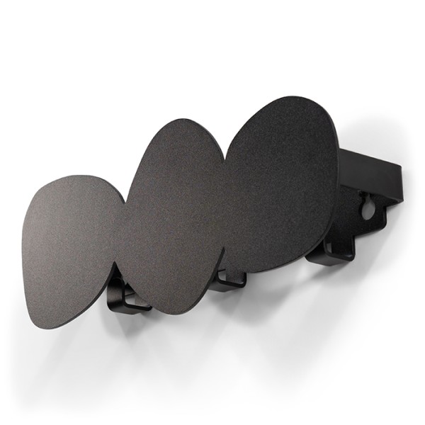 Product Spinder x Eva van de Ven - TUMULO small Wall mounted coat rack - Black