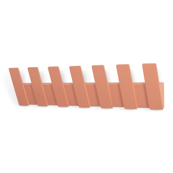 Product ANGLE 7 Wall coat rack - Clay Terra