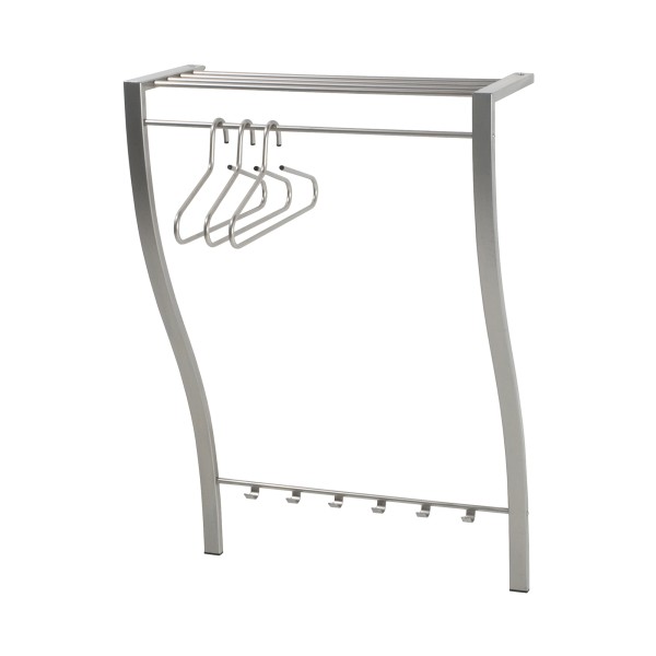 Product CARVE 1 Wall mounted coat rack - Nickel