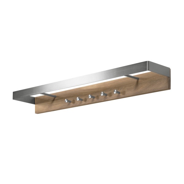 Product NOA 2 Wall mounted coat rack - stainless steel / oak