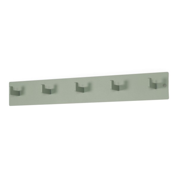 Product LEATHERMAN 5 Wall mounted coat rack - Dusty Green