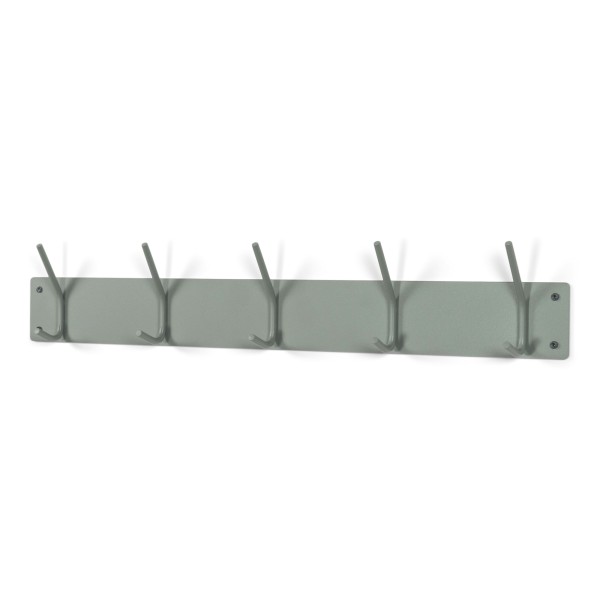 Product FUSION 5 Wall mounted coat rack - Dusty Green