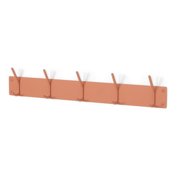 Product FUSION 5 Wall mounted coat rack - Clay Terra