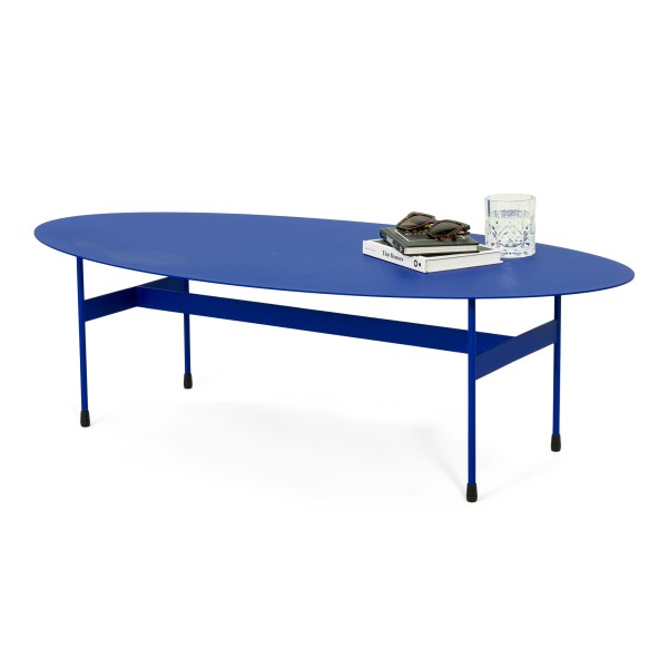 Product MIRA OVAL Coffee table  - Ultramarine