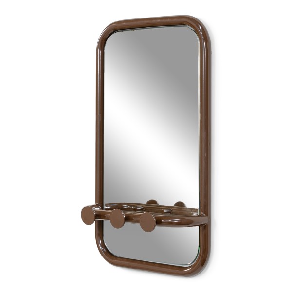 Product RETRO Mirror - Chocolate Brown