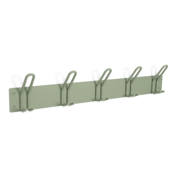 Product MILES 5 Wall mounted coat rack - Dusty Green