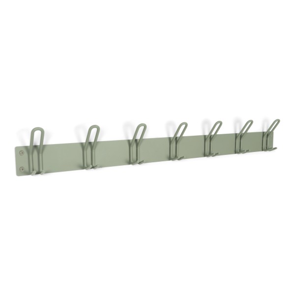 Product MILES 7 Wall mounted coat rack - Dusty Green