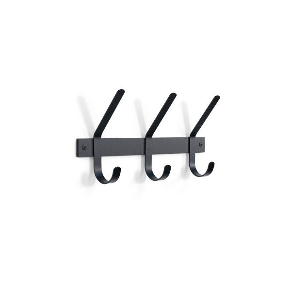 Product DEXTER 3 Wall coat rack - Black