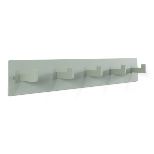 Product LEATHERMAN 5 Wall mounted coat rack - Dusty Green