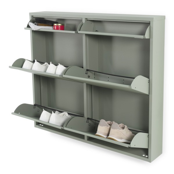 Product BILLY 6 Shoe cabinet - Dusty Green