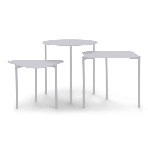 Product DO-RE-MI Side tables set of 3 - Grey