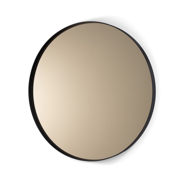 Product DONNA 4 Ø 80 x 5 Mirror Bronze - Schwarz / Bronze Glas