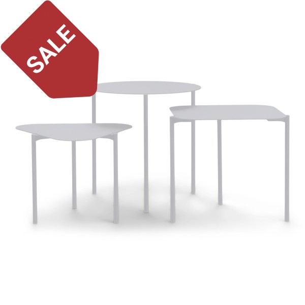 Product DO-RE-MI Side tables set of 3 - Grey