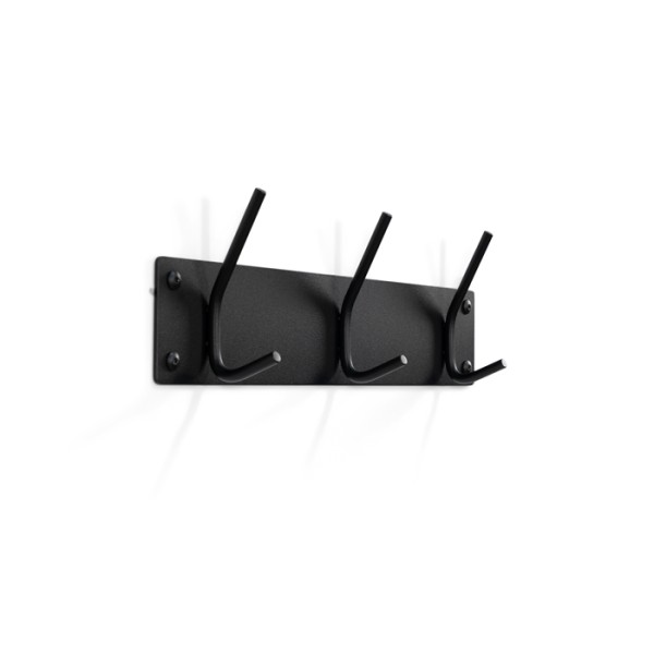 Product FUSION 3 Wall mounted coat rack - Black