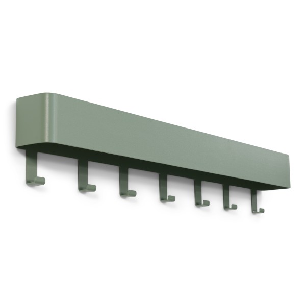 Product Dax Play 7 Wall mounted coat rack - Dusty Green