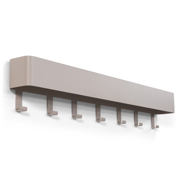 Product Dax Play 7 Wall mounted coat rack - Silky Taupe
