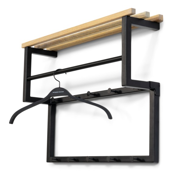 Product RIZZOLI XS Wandkapstok - Zwart