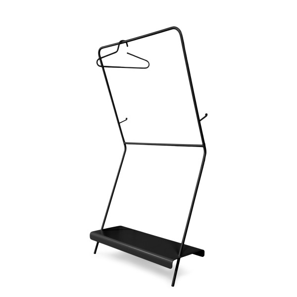 Product NOX Wandkapstok - Zwart