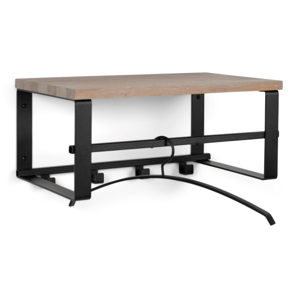 Product RUMO 3A Wandgarderobe - Schwarz / Eichen