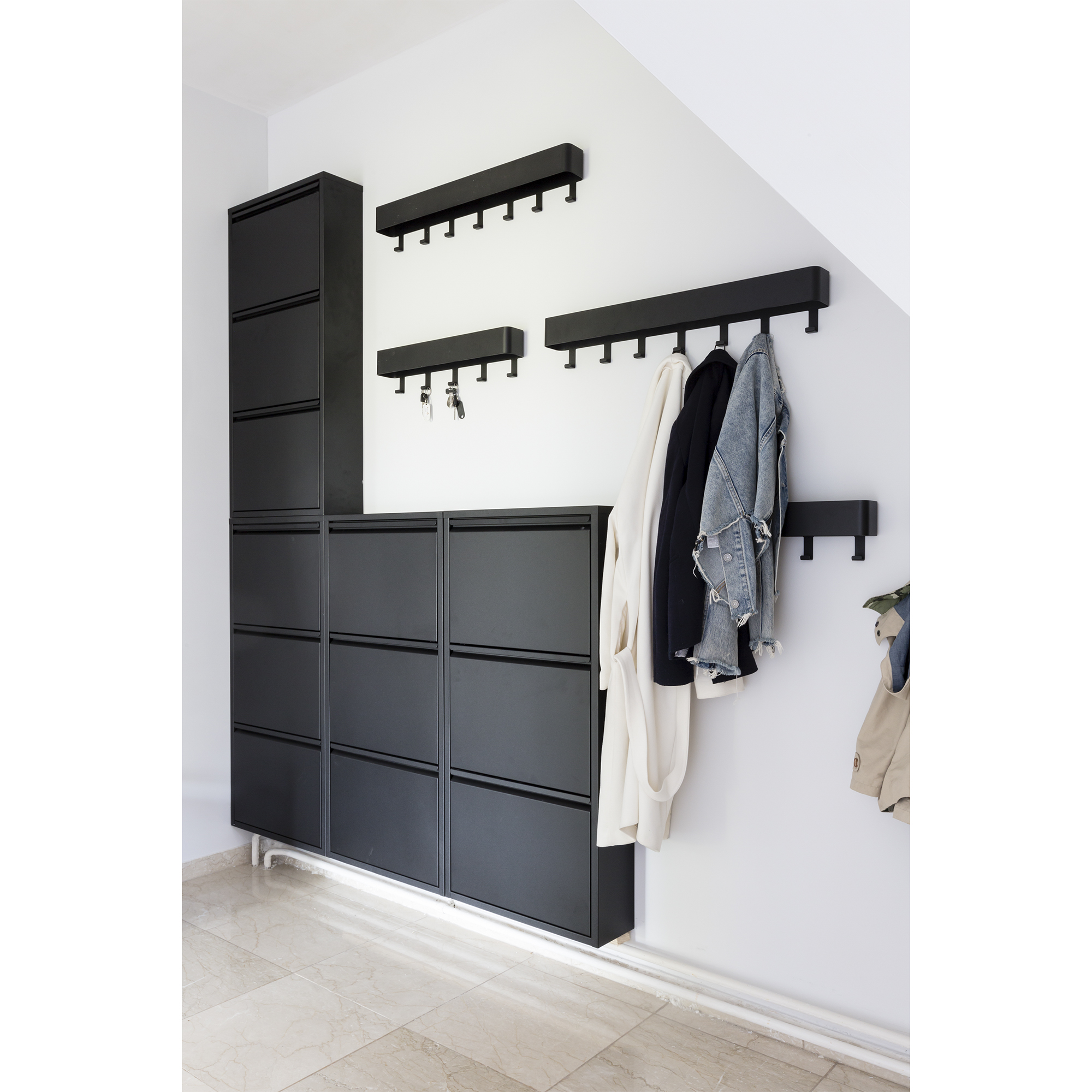 BILLY 3 Shoe cabinet - Black_7